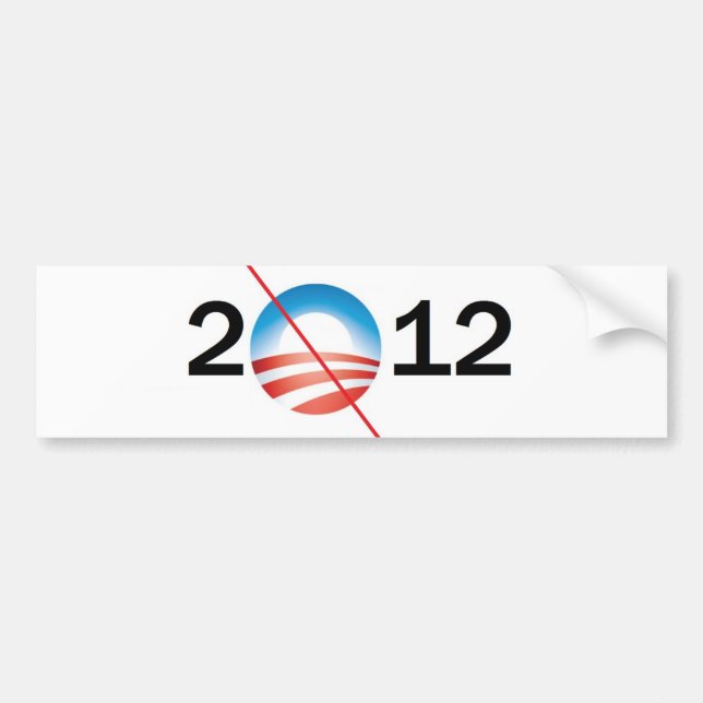 Autocollant De Voiture NoBama 2012 (Devant)