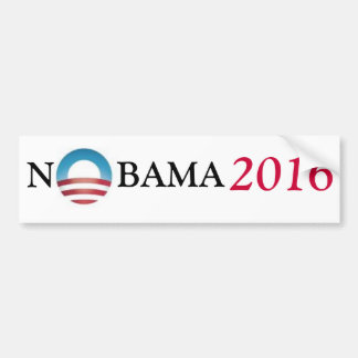AUTOCOLLANT DE VOITURE NOBAMA 2016