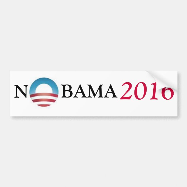 AUTOCOLLANT DE VOITURE NOBAMA 2016 (Devant)