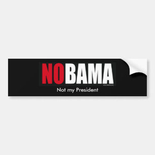 Autocollant De Voiture nobamabumper, non mon président, non mon président