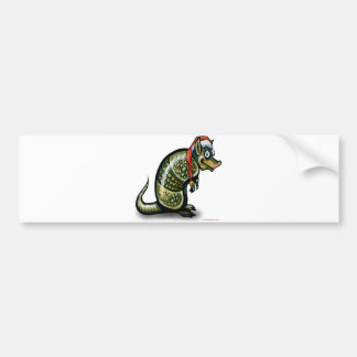 Autocollant De Voiture Noël Armadillo