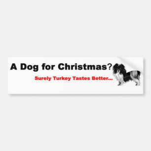 Autocollant De Voiture Noël d'amoureux de les chiens