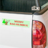 Autocollant De Voiture Noël drôle de joyeux renne fumiste de Bah (On Truck)