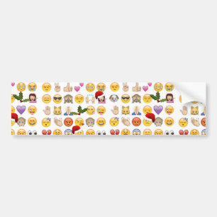 Autocollant De Voiture noël emojis