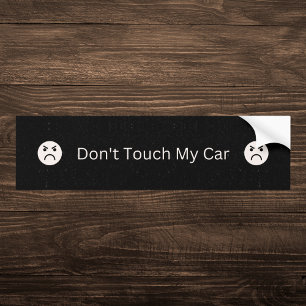 Autocollant De Voiture Noir ne touchez pas ma voiture