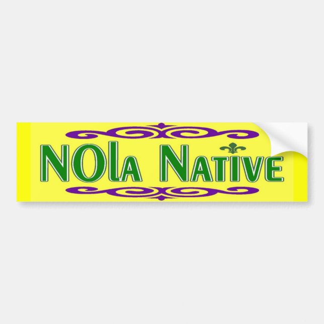 Autocollant De Voiture NOLa natif (Devant)