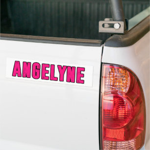 Autocollant De Voiture Nom Angelyne