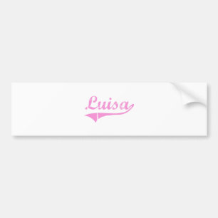 Autocollant De Voiture Nom classique de style de Luisa