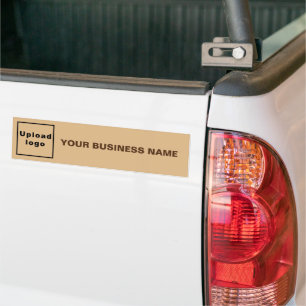 Autocollant De Voiture Nom et logo de l'entreprise Brown
