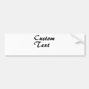 Autocollant De Voiture Nom personnalisé Texte personnalisé