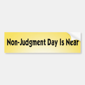 Autocollant De Voiture non Jour du jugement dernier