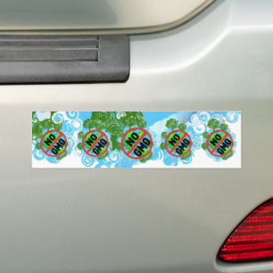 AUTOCOLLANT DE VOITURE NON OGM