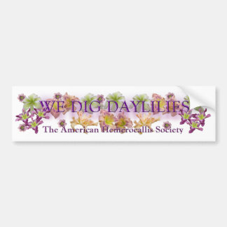 Autocollant De Voiture Nous creusons le logo de Daylilies