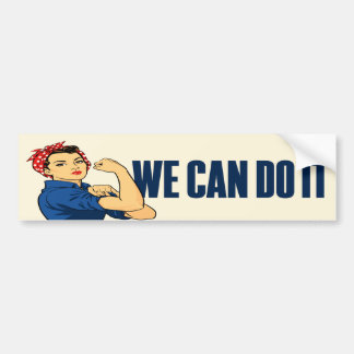 Autocollant De Voiture Nous pouvons le faire Rosie Riveteuse