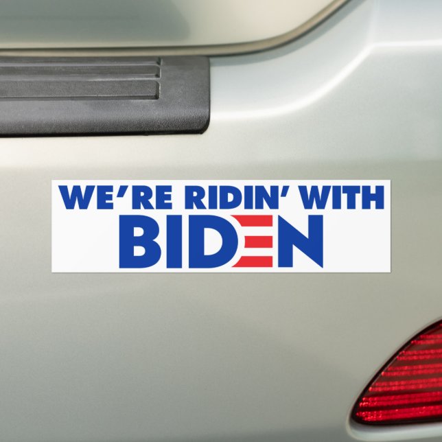 Autocollant De Voiture Nous sommes en déroute avec Biden 2024 (En voiture)