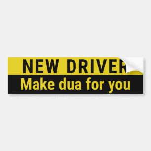 Autocollant De Voiture Nouveau conducteur drôle musulman voiture
