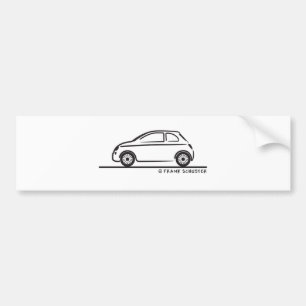 Autocollant De Voiture Nouveau Fiat 500 Cinquecento