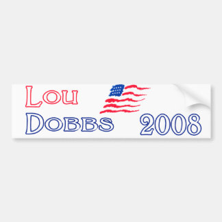 Autocollant De Voiture Nouveau Lou Dobbs Lou 2008 Dobbs (rouge) 2008