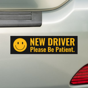 Autocollant De Voiture Nouveau pilote : Soyez Patient