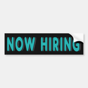 Autocollant De Voiture Now Hiring