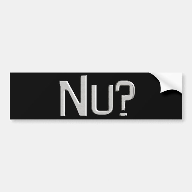 Autocollant De Voiture Nu (Devant)