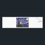 Autocollant De Voiture Nuit Van Gogh Starry<br><div class="desc">Nuit Van Gogh Starry</div>