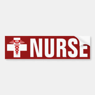 Autocollant De Voiture Nurse Caduceus