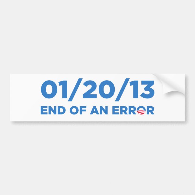 Autocollant De Voiture Obama (Devant)