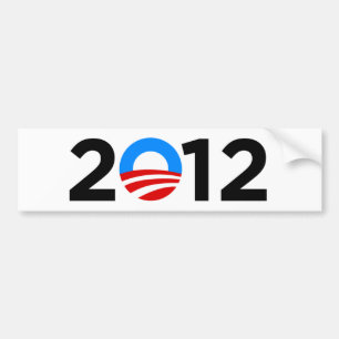Autocollant De Voiture Obama 2012