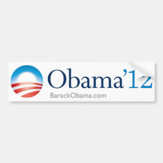 Autocollant De Voiture Obama 2012