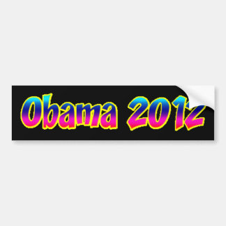 Autocollant De Voiture Obama 2012