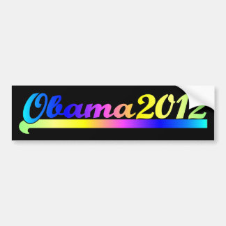 Autocollant De Voiture Obama 2012