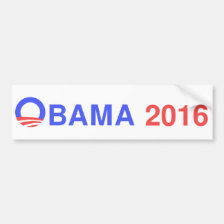 AUTOCOLLANT DE VOITURE OBAMA 2016