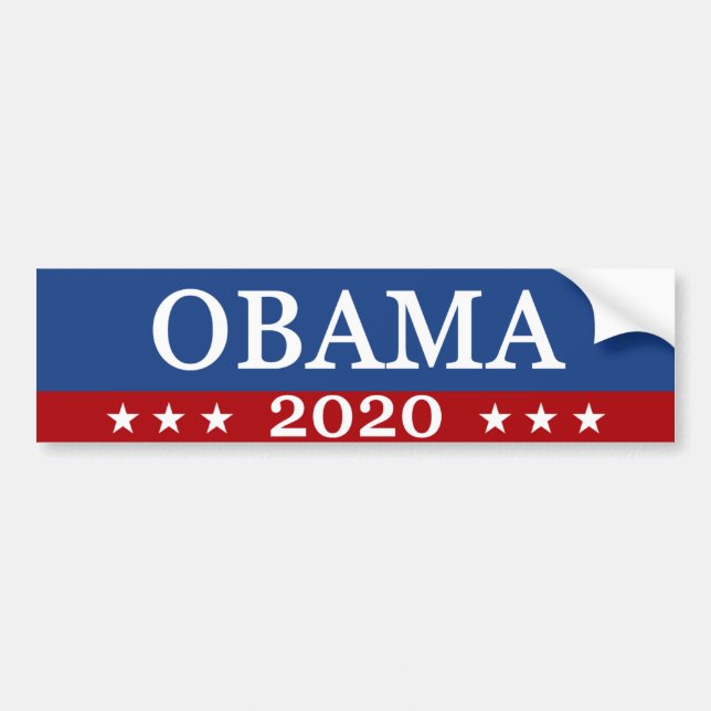 Autocollant De Voiture Obama 2020 (Devant)