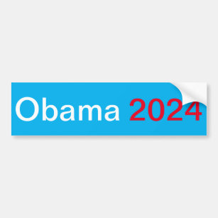 Autocollant De Voiture Obama 2024 bumper sticker