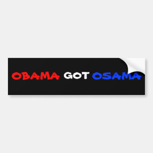 Autocollant De Voiture Obama a obtenu des adhésifs pour pare-chocs