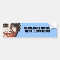 OBAMA AIME L'AMÉRIQUE COMME O.J. LOVED NICOLE
