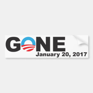 Autocollant De Voiture Obama allé, 2017