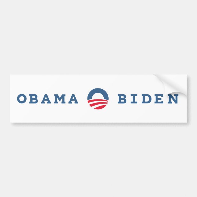 Autocollant De Voiture Obama/Biden 2012 (Devant)