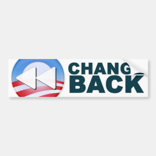 Autocollant De Voiture Obama : Changement de retour