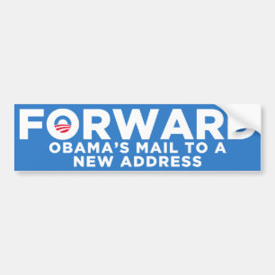 Autocollant De Voiture Obama EN AVANT