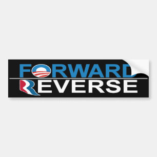 Autocollant De Voiture Obama en avant - adhésif pour pare-chocs inverse