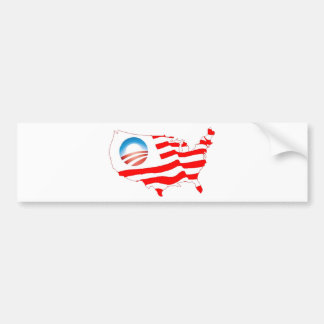 Autocollant De Voiture Obama Etats-Unis