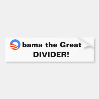 Autocollant De Voiture Obama le grand -- Diviseur !