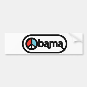 Autocollant De Voiture Obama pour la paix