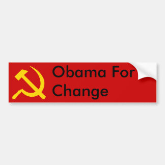 Autocollant De Voiture Obama pour le changement