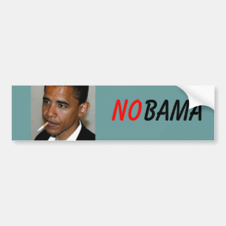 Autocollant De Voiture obama_smoking1, NON, BAMA