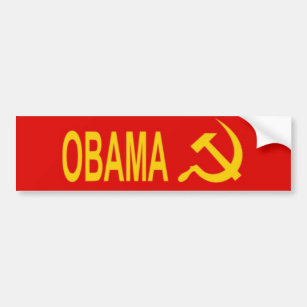 Autocollant De Voiture Obama - socialiste