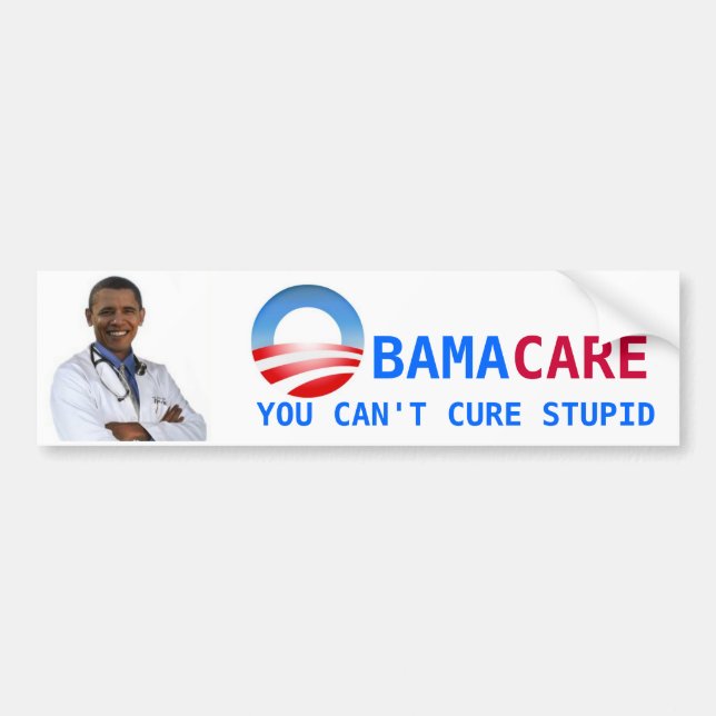 Autocollant De Voiture Obamacare (Devant)