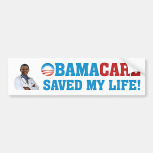 Autocollant De Voiture Obamacare a sauvé ma vie !